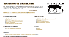 Desktop Screenshot of elkner.net